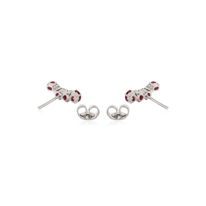 Pendientes de Plata de Ley 925 de Primera Calidad con Rubí Natural, Joyería Fina para Mujer, Ideales para Fiestas - Product Image 6