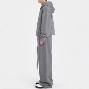 Conjunto de Chándal de Invierno Personalizado de Dos Piezas: Sudadera con Capucha y Joggers de Ajuste Regular, Ropa Deportiva de Moda al por Mayor para Hombre y Mujer - Product Image 6