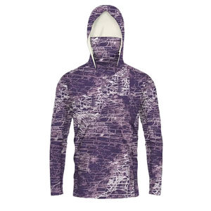 Camisa de Pesca con Capucha y Manga Larga para Hombre, Impresión por Sublimación, Secado Rápido, UPF 50, Ropa de Exterior, 100% Poliéster, Sudadera - Product Image 4