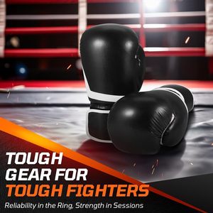 Gants de combat MMA en cuir PU de qualité supérieure, personnalisés en gros, pour entraînement professionnel, sparring, boxe et kick-boxing. - Product Image 6