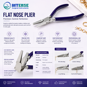 Alicates Profesionales para Joyería, de Punta Plana y Redonda, de Acero Inoxidable, Herramienta para Dar Forma a Alambres, OEM, ODM, Venta al Por Mayor - Product Image 2