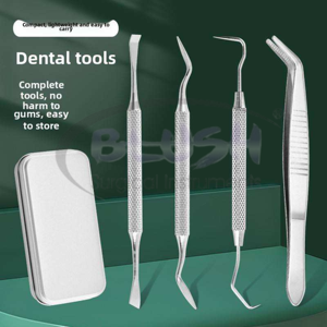 Kits Dentales de Acero Inoxidable, Juego de Instrumentos Dentales, Herramienta Quirúrgica para Limpieza Dental de Blush Surgical - Product Image 3
