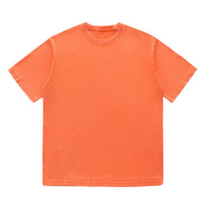 เสื้อยืดผู้ชายทรงวินเทจ คอกลม แขนสั้น สไตล์ลำลอง สตรีทแวร์ ทรงหลวม ใส่ได้ทุกวัน - Product Image 3