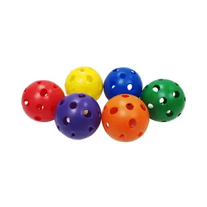 GD- outdoor sports, 8.2cm, plastic air flow ball / Golf Ball Practice Plastic Wholesale/ for hole ball pool