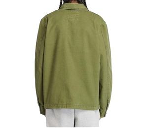 Chaqueta de trabajo vintage al por mayor estilo Detroit para hombre, de lona 100% algodón de alto gramaje, con logotipo frontal y diseño de cuello personalizados. - Product Image 5