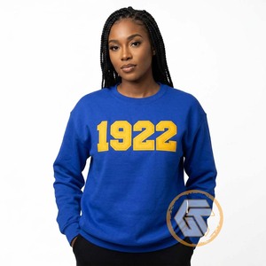 เสื้อผ้าผู้หญิงคุณภาพสูงแบบกำหนดเอง Sigma Gamma Rho สำหรับฤดูใบไม้ร่วง/ฤดูหนาว ผ้าฝ้ายขนแกะด้านหน้า ปักลายแบบเป็นมิตรต่อสิ่งแวดล้อม แบบเรียบง่าย สวมใส่สบาย แห้งเร็ว - Product Image 1