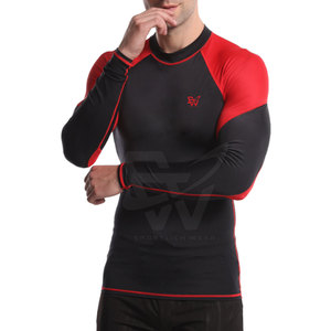 T-shirt de protection anti-UV premium pour hommes avec tissu extensible, idéal pour l'entraînement en salle de sport et les séances d'activités physiques. - Product Image 5