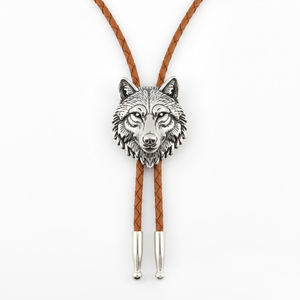 Corbata bolo metálica con diseño de animales adorables, accesorio promocional para traje de hombre, con logo personalizado. - Product Image 4