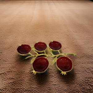 Bols de service à salade de fruits en métal de luxe modernes taille et finitions personnalisées pour la décoration de la maison et les fournitures de fête de mariage - Product Image 4