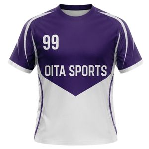 Conjunto de Uniforme de Balonmano Bicolor Morado y Blanco para Hombre, Jersey Deportivo de Poliéster, Pantalones Cortos, Ropa Deportiva para Equipo, Entrenamiento y Partido - Product Image 5