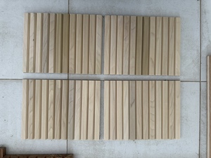 Stylish Custom Solid Wood Flexible Panels for Curved Kitchen Cabinets Modern Tambour Design Decorative Cabinet Cover <b>Solution</b> - Product Image 3