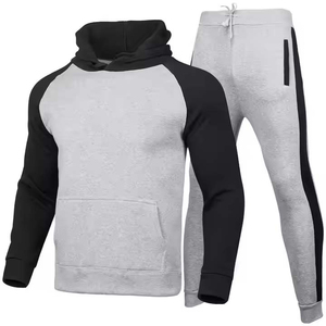 Autumn Winter Unisex <b>Workout</b> <b>Jacket</b> Breathable Sweatpants Set Custom Logo Plus Size Trendy Design for Men's Tracksuits FORTLEO - Product Image 3