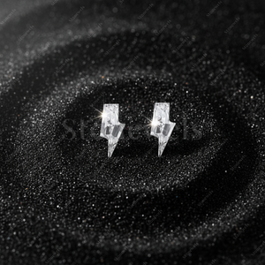 Diamante Cultivado en Laboratorio con Certificación GIA de 3 Quilates, Sintético, Cultivado con HPHT/CVD, Corte D VVS, Color Lightening Strike Bolt - Product Image 3