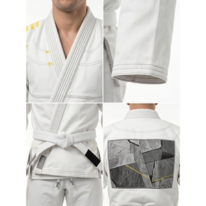 ชุดกิโมโน JITSU JITSU 450 GSM คอตตอนทอไข่มุก BJJ GI สไตล์บราซิลออกแบบได้ตามต้องการ - Product Image 4