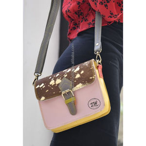 Bolso de hombro pequeño de lujo LW para mujer, bolso de cuero genuino con estampado de cuero Animal, mensajero portátil de cuero genuino para primavera - Product Image 3