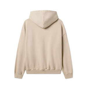 Sweat à capuche unisexe en molleton bouclette, mélange de coton, coupe décontractée, poche kangourou, poignets côtelés, léger, style streetwear décontracté - Product Image 2