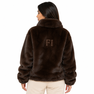 Oversized Soft <b>Sherpa</b> Textured High Collar Jacket Long Sleeve Side Pockets Relaxed Fit Fashion Men's Cotton Fleece <b>Hoodies</b> USA - Product Image 2
