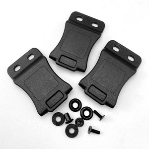 Clip de ceinture robuste en fibre de verre noire, moulé par injection de précision, avec quincaillerie en acier inoxydable, pour sports de plein air, directement de l'usine - Product Image 1
