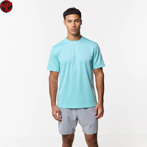 Conjunto de Camiseta y Pantalones Cortos Ligeros y Transpirables, con Elasticidad en Cuatro Direcciones, para Correr en Verano, para Hombre - Product Image 2