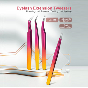 Pinzas para Extensión de Pestañas con Punta de Fibra de Acero Inoxidable, las Mejores para Volumen, Fabricante de Pinzas para Pestañas, Venta Directa de Fábrica - Product Image 5