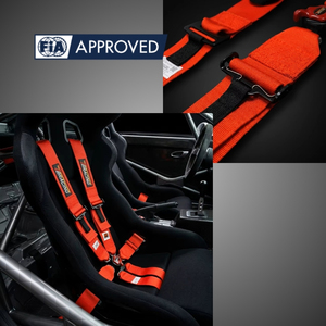 6 Point FIA 8853 2016 Racing Seat Belt ECO A With 3 Inch Shoulder Strap And Pull Up Pelvic Strap For Dealers Supply - Product Image 3