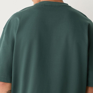 Camiseta Lisa de Manga Corta para Hombre, Slim Fit, de Poliéster/Algodón, para Impresión de Logotipo Personalizado, Secado Rápido, Venta al Por Mayor OEM - Product Image 4