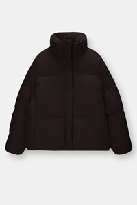 Top Quality Women's Black <b>Quilted</b> Puffer <b>Jacket</b> Stand Collar Full Sleeve Winter Warm Thick Solid Color Short Length Coat - Product Image 2