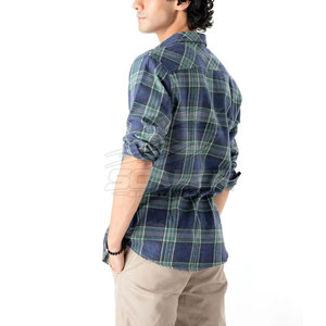 Camisa de Franela Transpirable para Hombre, Estilo Casual, con Botones, Manga Larga, para Trabajo, Oficina, Viajes y Fines de Semana, Venta Directa de Fábrica - Product Image 5