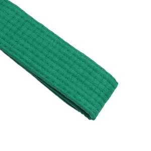 Ceintures de karaté et de BJJ personnalisées de haute qualité avec logo sur le devant, en tissu sergé/toile, respirantes, options de couleurs personnalisées, service OEM, unisexe adulte - Product Image 2