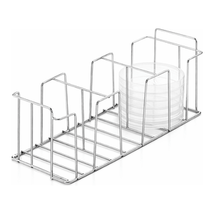 Matériel de laboratoire, support en acier inoxydable 304 pour plaques Petri, pour incubateurs et réfrigérateurs - Product Image 3