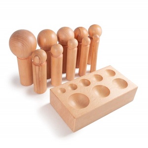 JIPSY Dapping Doming Block Cube Plate & Poinçons Ensemble De 8 Tailles En Bois Formant Le Métal Façonner Bijoux Orfèvre Faire Des Outils - Product Image 6