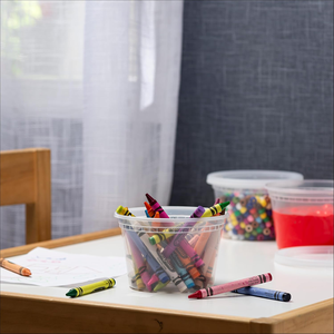 กล่องพลาสติก PP ขนาด 16 ออนซ์ แบบใช้แล้วทิ้ง ปิดสนิท สำหรับเก็บอาหาร พร้อมฝาปิด 48 ชุด สำหรับงานปาร์ตี้ ดีไซน์ทันสมัย ใช้กับช่องแช่แข็งได้ - Product Image 6