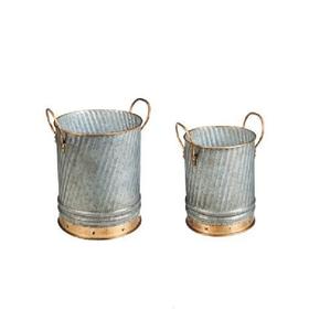 Maceta Galvanizada Vintage de Primera Calidad, de Metal y Hierro, con Tamaño, Forma y Color Personalizados, para Uso en Jardinería - Product Image 3