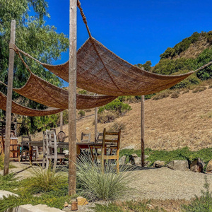 Voile d'ombrage rectangulaire en fibre de coco tissée robuste de 4-5 mm d'épaisseur pour jardin, patio, pergola - Product Image 2