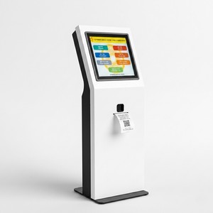 Kiosco Inteligente de Gestión de Filas con Pantalla Táctil de 17 Pulgadas, Verificación de Tarjeta de Identificación y Sistema de Impresión de Tickets |   AT-KIOSK - Product Image 2