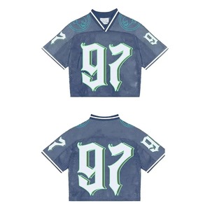 Camisetas Deportivas Personalizadas de Secado Rápido, Estilo Holgado, para Fútbol, Baloncesto y Fútbol Americano, Hechas en Pakistán - Product Image 2