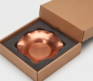 Bol à nourriture en cuivre plaqué, design moderne, qualité supérieure, finition brillante, parfait pour les mariages et l'utilisation en cuisine. - Product Image 6