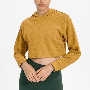 เสื้อสเวตเตอร์มีฮู้ดสีเทาสำหรับผู้หญิง แขนยาว ถักทอสีทึบ ระบายอากาศได้ดี เหมาะสำหรับใส่ในฤดูใบไม้ร่วง - Product Image 4
