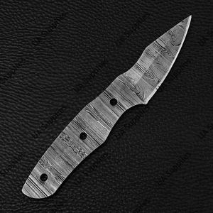 Couteau Skinner EDC professionnel en acier Damas, forgé à la main sur mesure, avec support ODM, personnalisable, lame pleine longueur, 58 HRC, ultra-affûté, faibles MOQ - Product Image 2