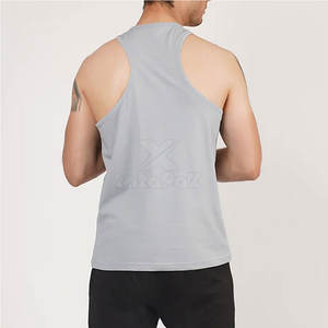 Débardeur décontracté à col rond pour homme, 100 % coton, séchage rapide, tissu respirant pour l'été, la gym, l'entraînement sportif et la maison - Product Image 5
