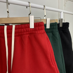Nouveautés : Short de survêtement en molleton bouclette personnalisé, longueur genou, avec cordon de serrage, coupe ample, respirant, pour homme, faible MOQ, idéal pour l'extérieur - Product Image 4