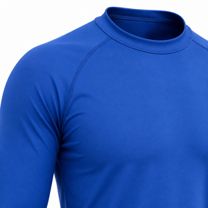 Camiseta de compresión de manga larga para hombre, para surf y natación, con estampado por sublimación, top de BJJ de secado rápido y transpirable, Rash Guard - Product Image 3