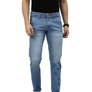 Jean en denim pour homme, modèle 2025-26, le plus vendu, fabriqué en usine, nouveau style, streetwear décontracté, brodé, respirant, à prix abordable - Product Image 1