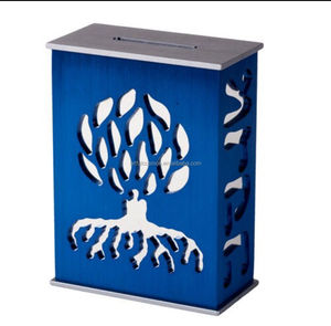 Custom Logo Acrylic Tzedakah <b>Box</b>: Personalized <b>Donation</b> Collection Charity <b>Box</b> for Jewish Philanthropy - Product Image 3