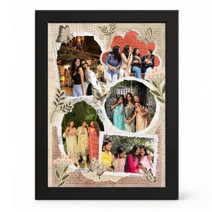 Solid Wood Handmade Simple Modern Vintage Vertical <b>Wall</b> Mount Tabletop Lightweight Full Color <b>Photo</b> <b>Frame</b> Home Decor - Product Image 1