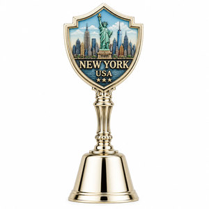 Campana de Mano Personalizada al por Mayor para Ceremonias Religiosas - Campana de Llamada para Iglesia o Templo con Logotipo Grabado, Recuerdo para Eventos Culturales - Product Image 3