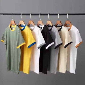 T-shirts décontractés et sportifs pour hommes en jersey 100 % polyester, coupe ajustée, manches courtes, col rond, 180 grammes, personnalisables avec logo, vierges, OEM, vente en gros - Product Image 1