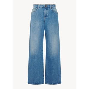 Jean évasé en denim pour femme 100 % coton ultra-doux et respirant, broderie, tissu de qualité supérieure, séchage rapide, taille haute, style années 90 - Product Image 6