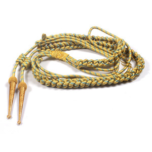 Aiguillettes personnalisées de haute qualité avec cordon doré pour uniformes de pilote, cordons d'épaule dorés pour uniformes de cérémonie, vente en gros - Product Image 4