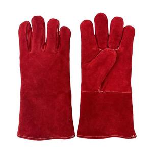 Wholesale Price Custom Design Cowhide <b>Leather</b> TIG Welding <b>Gloves</b> Industrial Construction Work Safety Welder <b>Gloves</b> - Product Image 4